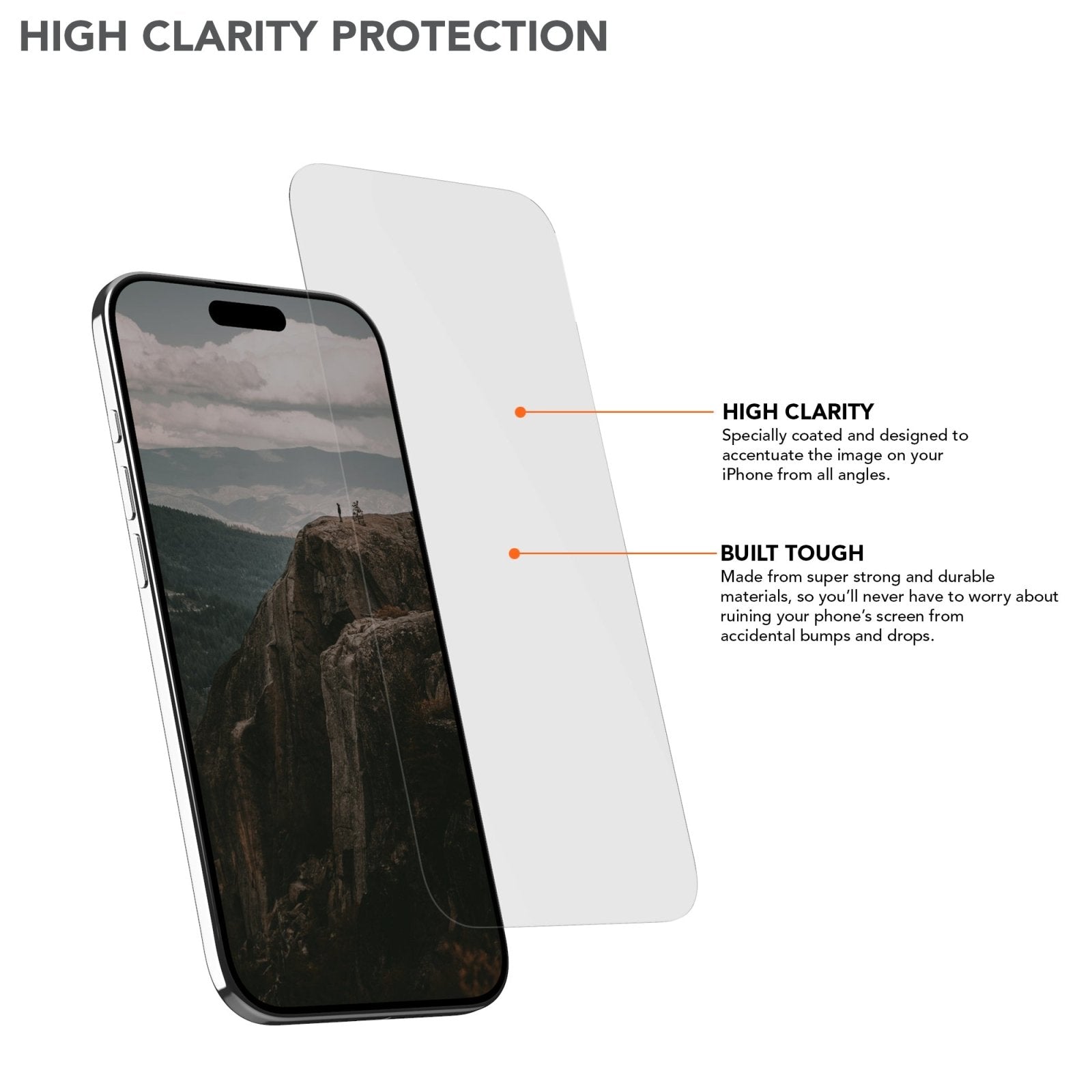 iPhone 17 Air Tempered Glass Screen Protector Position 2