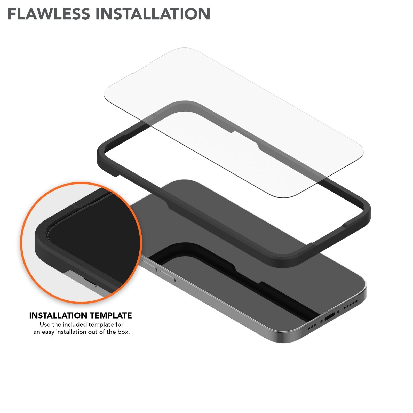 iPhone 17 Air Tempered Glass Screen Protector Position 3